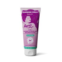 Energie Fruit - masque 2 en 1 collagen repair sans silicone - cheveux tres abimes - collagene vegetal & vitamine b Masque et cure cheveux 200 ml unisex