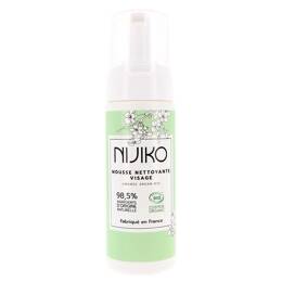 NIJIKO - Mousse Nettoyante Visage Bio pour Peau Sèche Démaquillant yeux 200 ml unisex