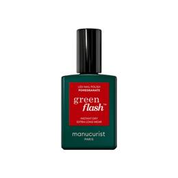 manucurist - green flash Vernis LED Vernis à ongles 15 ml Rouge foncé unisex