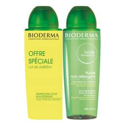 Bioderma - Nodé Fluide shampoing sans sulfate cuirchevelu sensible - Lot de 2 Shampoing 1 pieces unisex