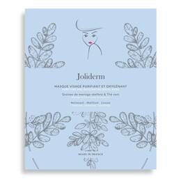 Joliderm - Masque visage purifiant et oxygénant Masque anti-points noirs 1 pieces female