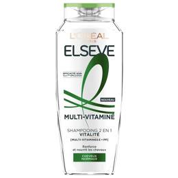 L’Oréal Paris - Elseve Vitalité 2 en 1 enrichi en Multi-vitamines E et PP Shampoing 300 ml unisex