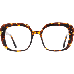 Lunettes de vue AMEYA Aurore Ecaille moucheté marron miel