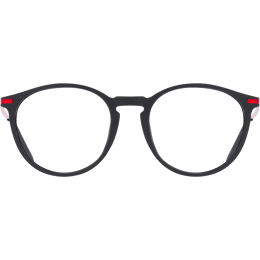Lunettes de vue ONEO Zola Noir mat et rouge