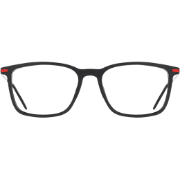 Lunettes de vue ONEO Flaubert Noir mat et rouge