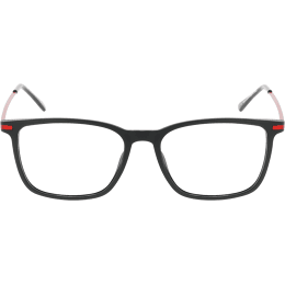 Lunettes de vue ONEO Flaubert Noir mat et rouge