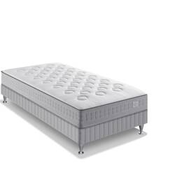 Ens 90x200 matelas H23 ressort ensachés, ferme, sommier