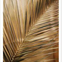 Affiche déco golden palm sans cadre 30x45 cm