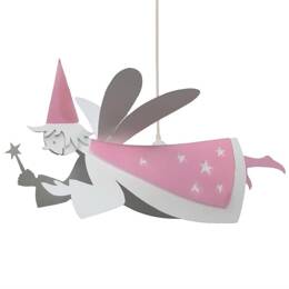 Suspension enfants Fée Blanche 55cm