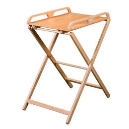 Table à langer extra pliante en hêtre massif naturel 55x80