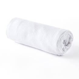 Drap housse gaze de coton blanc (60 x 120 cm)