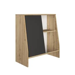 Rangement ludique 1 porte h81cm - bois clair