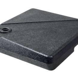 Dalle pour parasol déporté à remplir en plastique anthracite