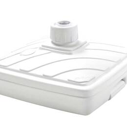 Pied de parasol à remplir 40 L en plastique blanc