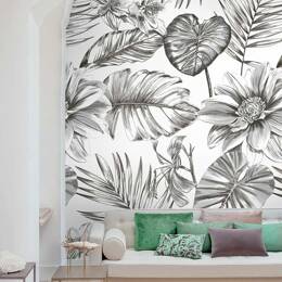 Papier peint magnolia jungle 159x280 cm cm