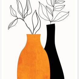 Affiche fleurs plante sans cadre 60x90 cm