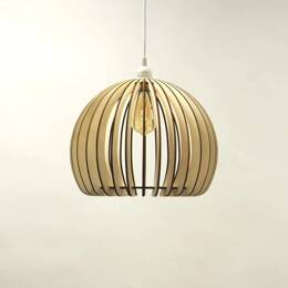 Suspension bois naturel