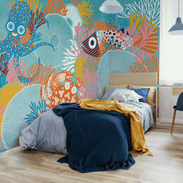 Papier peint panoramique marin couleurs 225x250cm-made in france