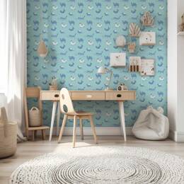 Papier peint enfant chameau 52x1000 cm