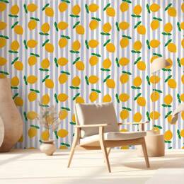 Papier peint citrons frais 156x270 cm