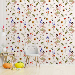 Papier peint fée clochette 208x270 cm