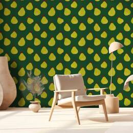Papier peint poire pop 52x1000 cm