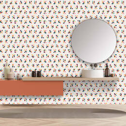 Papier peint pixel géométrique 52x1000 cm