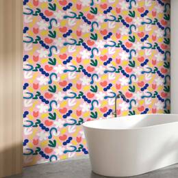 Papier peint rêve rose 156x270 cm