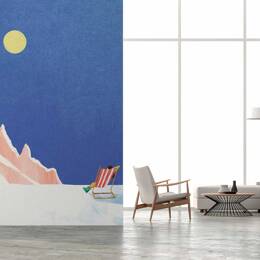 Papier peint chill au sommet 156x270 cm