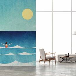Papier peint baignade rafraichissante 156x270 cm
