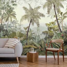 Papier peint jungle palette 364x270 cm