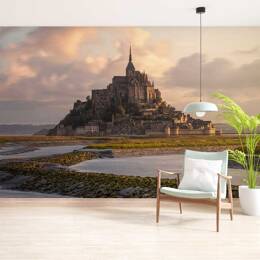 Papier peint le mont saint michel 364x270 cm