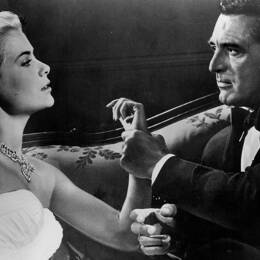 Tableau cary grant et grace kelly imprimé sur toile 60x40 cm