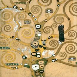 Tableau l'arbre de vie par Gustav Klimt imprimé sur toile 40x60 cm