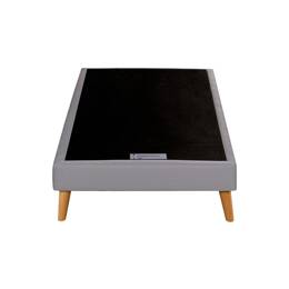 Sommier 90x190 à lattes + 4 pieds bois