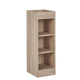 Petite bibliothèque calypso en bois durable effet bois chêne du bocage