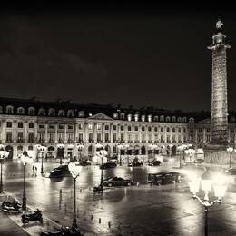 Tableau paris place vendôme toile imprimée 120x80 cm