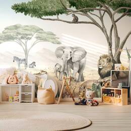 Papier peint les géants de la savane 364x270 cm