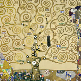 L'arbre de vie -Tableau gustave klimt  imprimé sur toile 90x60 cm