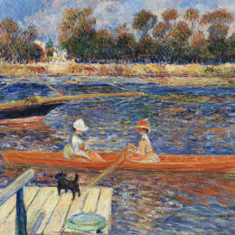 Tableau célèbre auguste renoir imprimé sur toile 90x60 cm