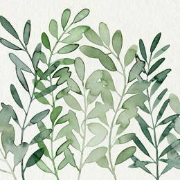 Tableau plantes fourrages  imprimé sur toile 90x60 cm