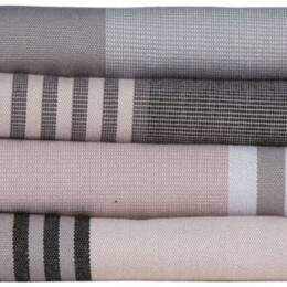 Serviette de table en coton gris 50x50 cm