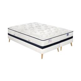 Ensemble l'inedit, matelas hybride 180x200, ferme, h27 + 2 sommiers
