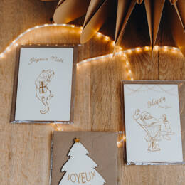 Les cartes de voeux de fin d'année