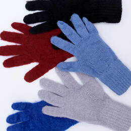 Gants laine mohair et soie pour femme