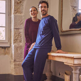 Pyjama laine merinos homme