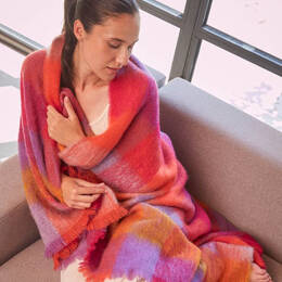 Plaid laine mohair ecossais