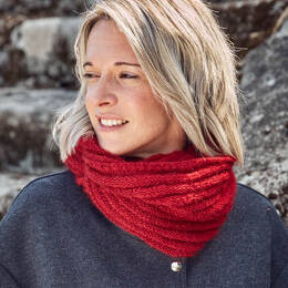 Snood laine mohair et soie pour femme