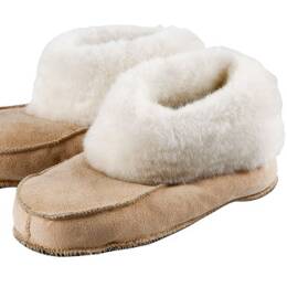 Chaussons peau d'agneau pour enfants
