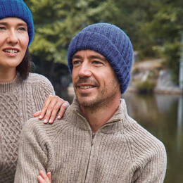 Bonnet laine mohair homme